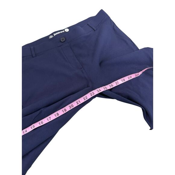 Betabrand Navy Blue Stretch Pull On Capri Pants Professional Work Womens XL - Picture 7 of 7